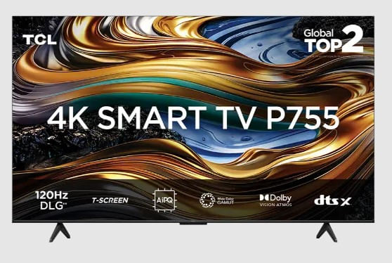 Smart-TV-55”-4K-UHD-TCL-50P755-com-Processador-AIPQ-Google-TV-Wi-Fi-Bluetooth-Google-Assistente-Dolby-Vision-e-Atmos-