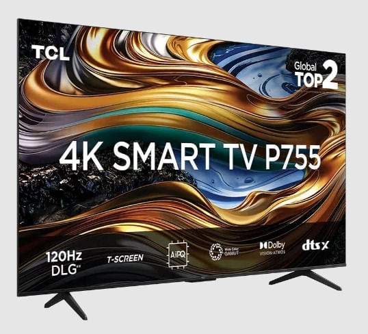 Smart-TV-55”-4K-UHD-TCL-50P755-com-Processador-AIPQ-Google-TV-Wi-Fi-Bluetooth-Google-Assistente-Dolby-Vision-e-Atmos-