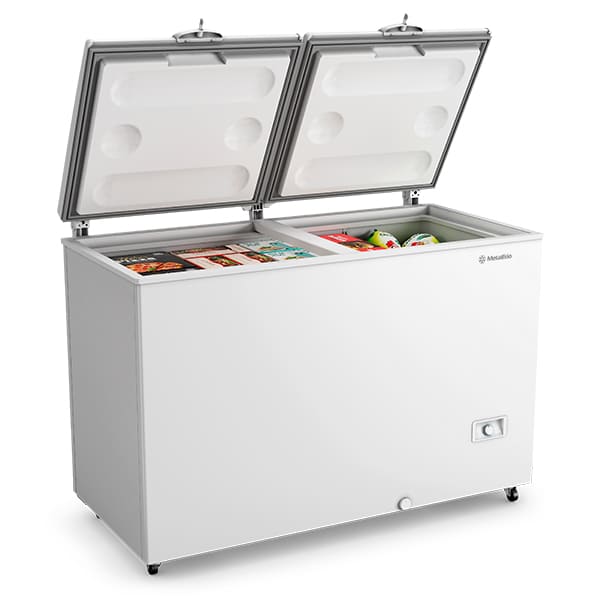Freezer-e-Refrigerador-Horizontal-Metalfrio-DA420IFTech-417-Litros-2-Portas-Inverter-Branco--Dupla-Acao-