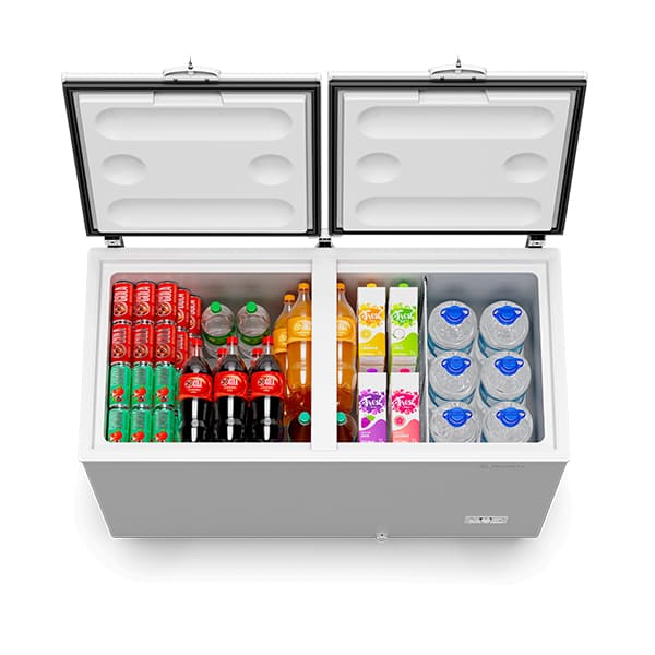 Freezer-e-Refrigerador-Horizontal-Metalfrio-DA420IFTech-417-Litros-2-Portas-Inverter-Branco--Dupla-Acao-