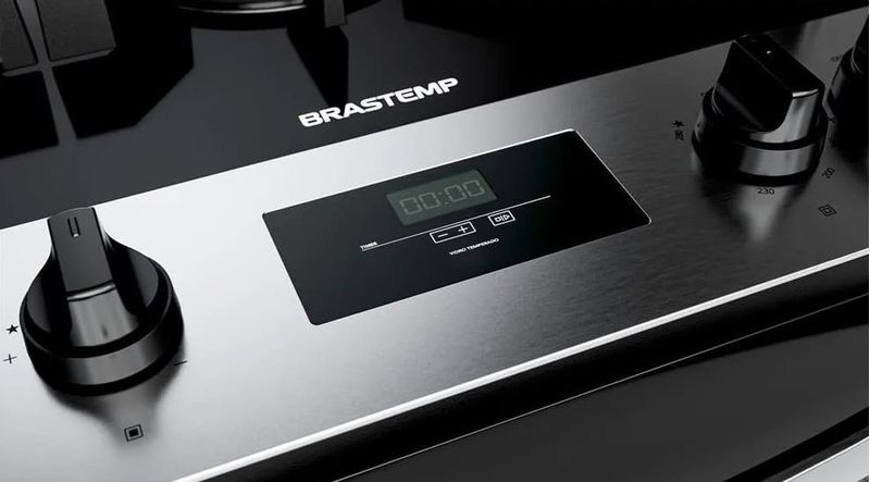 Fogao-Brastemp-5-Bocas-Cor-Inox-Com-Mesa-de-Vidro-Turbo-Chama-e-Timer---BFS5XAR