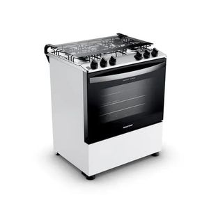 Fogão 5 Bocas Brastemp Mesa Inox BFS5NDB Branco