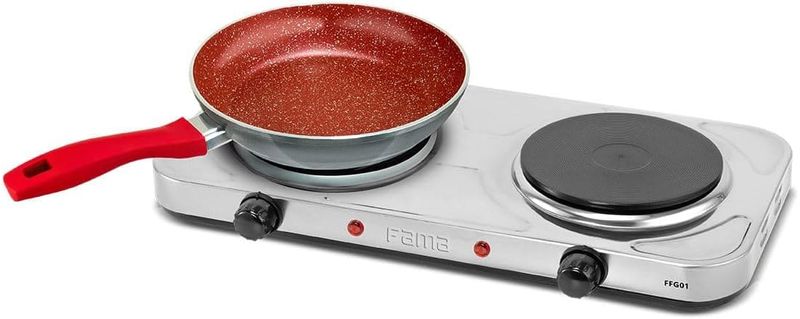 Fogao-Eletrico-Fama-2-Bocas-FFG01-Inox-2000W