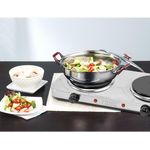 Fogao-Eletrico-Fama-2-Bocas-FFG01-Inox-2000W