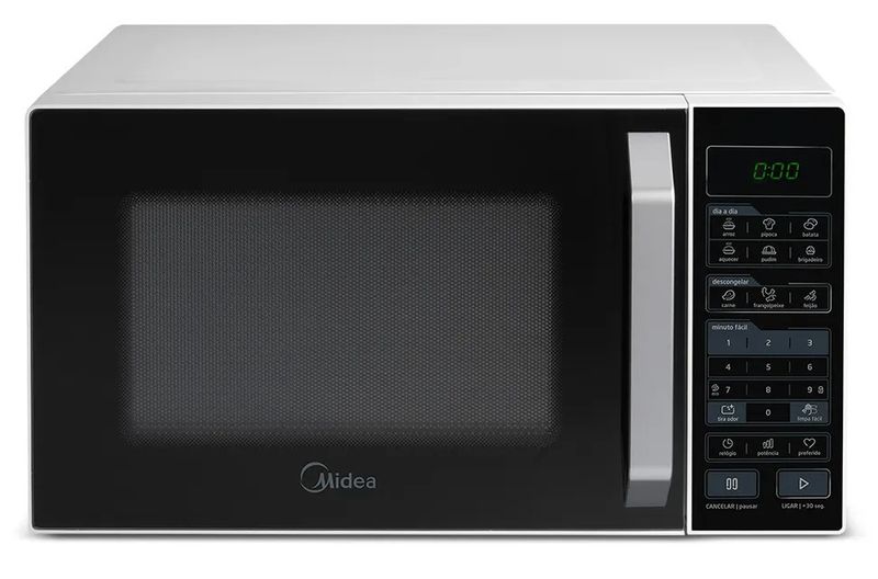 Micro-ondas-35L-Branco-Porta-Preta-SmartPlate-Midea-MXSA35P2