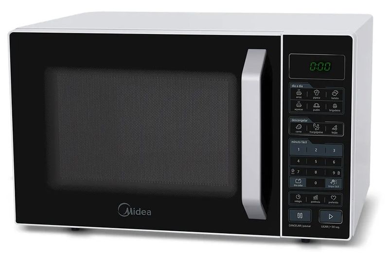 Micro-ondas-35L-Branco-Porta-Preta-SmartPlate-Midea-MXSA35P2