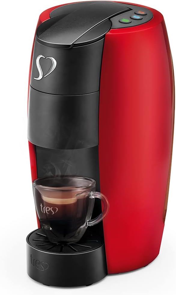 Cafeteira-Espresso-Tres-3-Coracoes-Lov-Basic-Vermelha