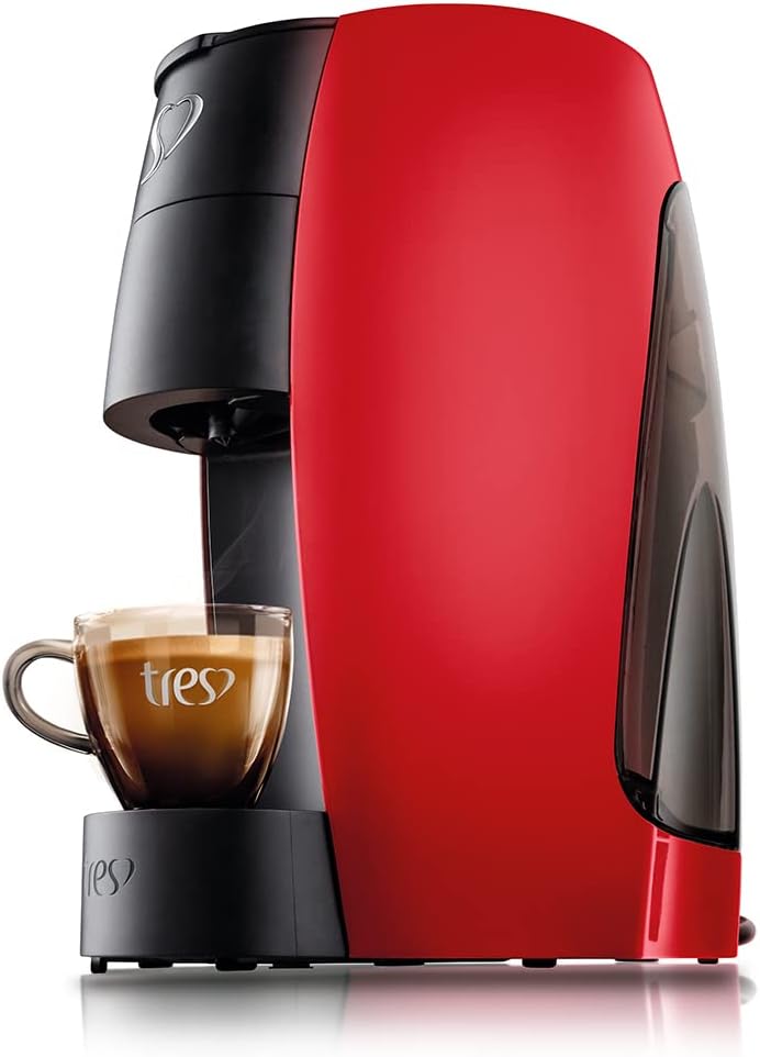 Cafeteira-Espresso-Tres-3-Coracoes-Lov-Basic-Vermelha