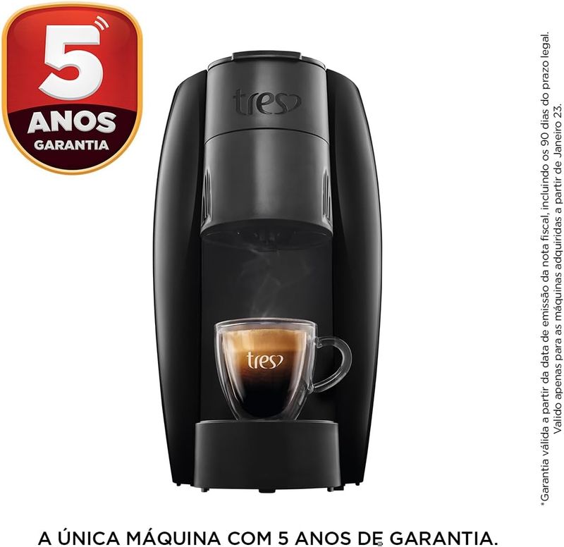Cafeteira-Espresso-Tres-3-Coracoes-Lov-Basic-Preta