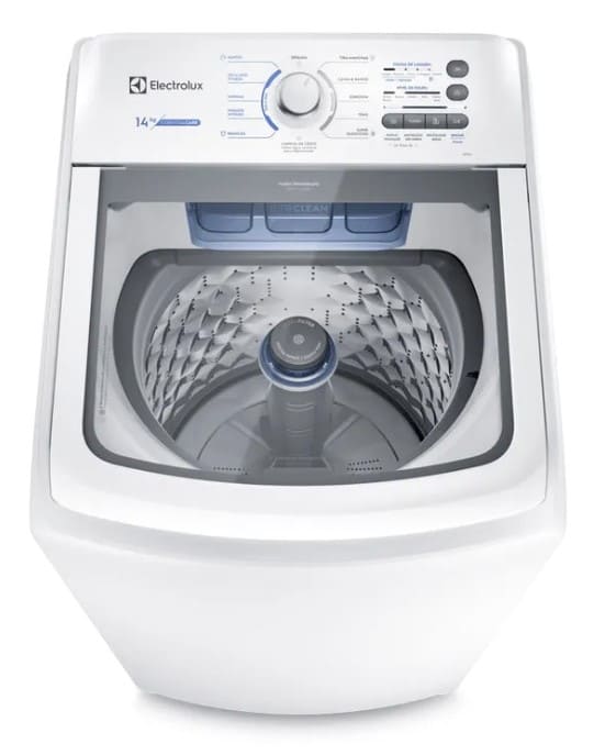 Maquina-de-Lavar-Electrolux-14kg-Branca-Essential-Care-com-Cesto-Inox-e-Jet-Clean--LED14-