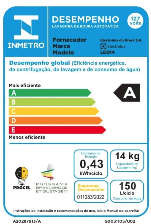 Maquina-de-Lavar-Electrolux-14kg-Branca-Essential-Care-com-Cesto-Inox-e-Jet-Clean--LED14-