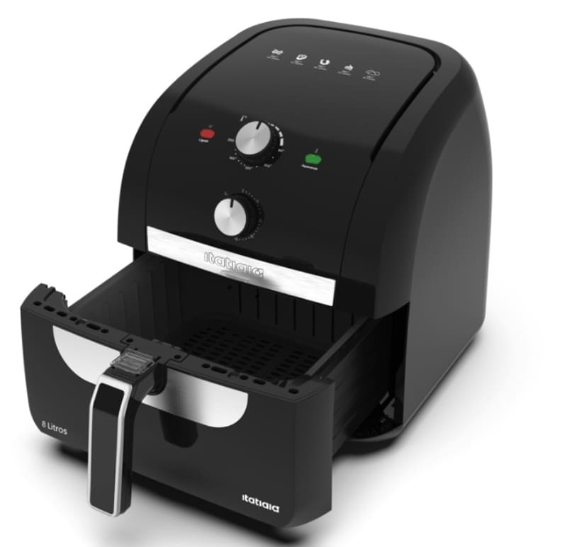 Fritadeira-Eletrica-8L-Air-Fryer-1900W-Sem-Oleo-Itatiaia-Preto