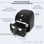 Fritadeira-Eletrica-8L-Air-Fryer-1900W-Sem-Oleo-Itatiaia-Preto