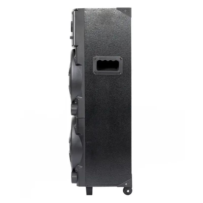 Caixa-de-Som-Amplificada-Aca-1101-Black-Duplo-8-Led-Tws-1100w-Bluetooth