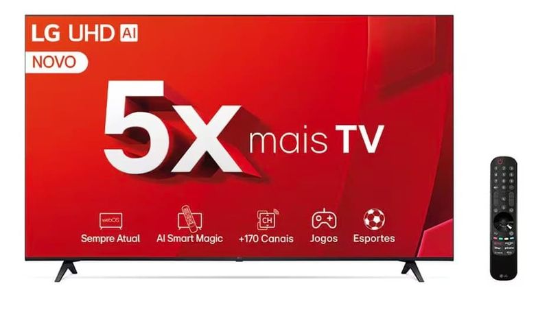 Smart-TV-65---LED-LG-65UT8050PSA---4K-UHD--3840-x-2160----3-HDMI-2-USB---HDR10-Pro---ThinQ-AI---webOS-24