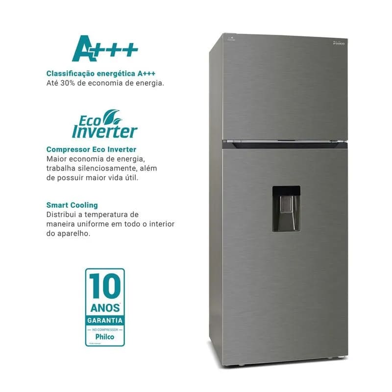 Geladeira-Philco-413-Litros-Frost-Free-PRF501TI-Eco-Inverter-Inox