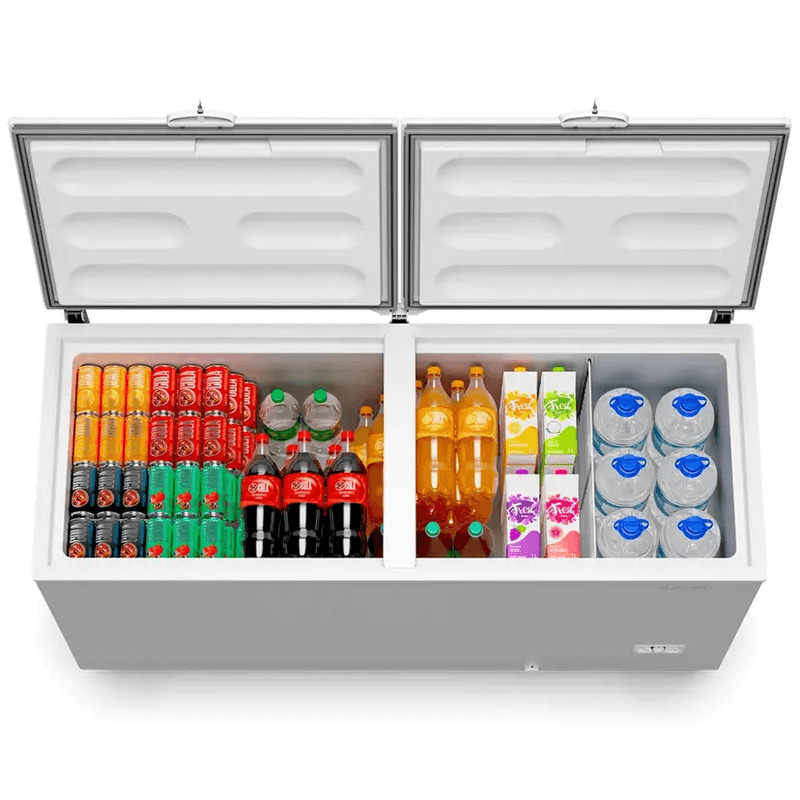 Freezer-e-Refrigerador-Metalfrio-543L-2-Tampas-Inverter-Horizontal-DA550IFT00---Branco