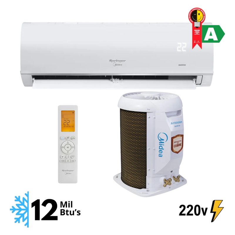 Ar-Condicionado-Split-Springer-Midea-12.000-BTUs-Inverter-AirVolution-Frio-220V