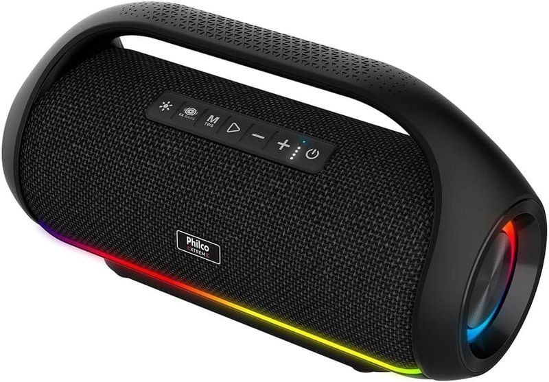 Caixa-Speaker-Philco-PBS220BT-Extreme-Bluetooth-5.3-Flash-Light-220W