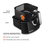 Fritadeira-Eletrica-4-Litros-Air-Fryer-Mondial-AFN-40BI-Inox