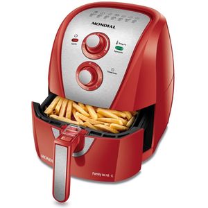 Fritadeira Elétrica 4 Litros Air Fryer Mondial AFN40RI Vermelha