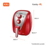 Fritadeira-Eletrica-4-Litros-Air-Fryer-Mondial-AFN40RI-Vermelha