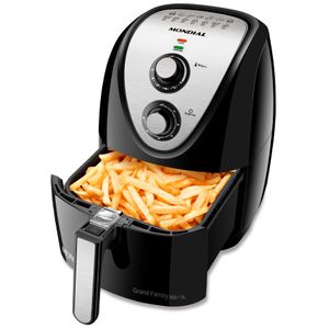 Fritadeira Elétrica 5 Litros Air Fryer Mondial AFN-50BI Preta