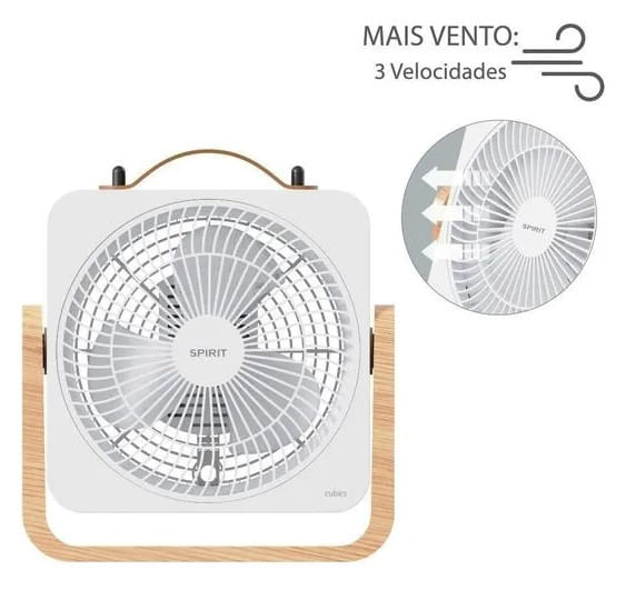 Circulador-Cubics-Spirit-Branco-Caramelo