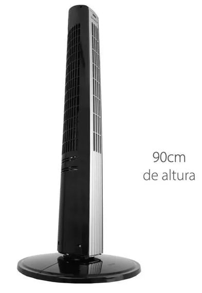 Ventilador-Torre-Spirit-Easy-90-Cm-Preto-Prata