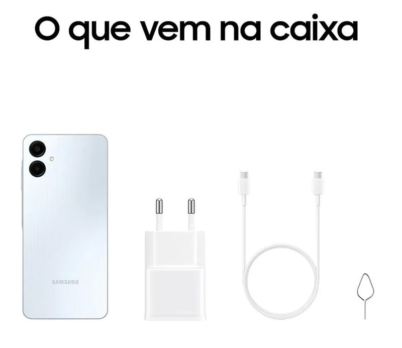 Smartphone-Samsung-Galaxy-A06-Branco-com-Tela-de-67--4G-128GB-e-Camera-de-50MP---5MP---2MP---2MP