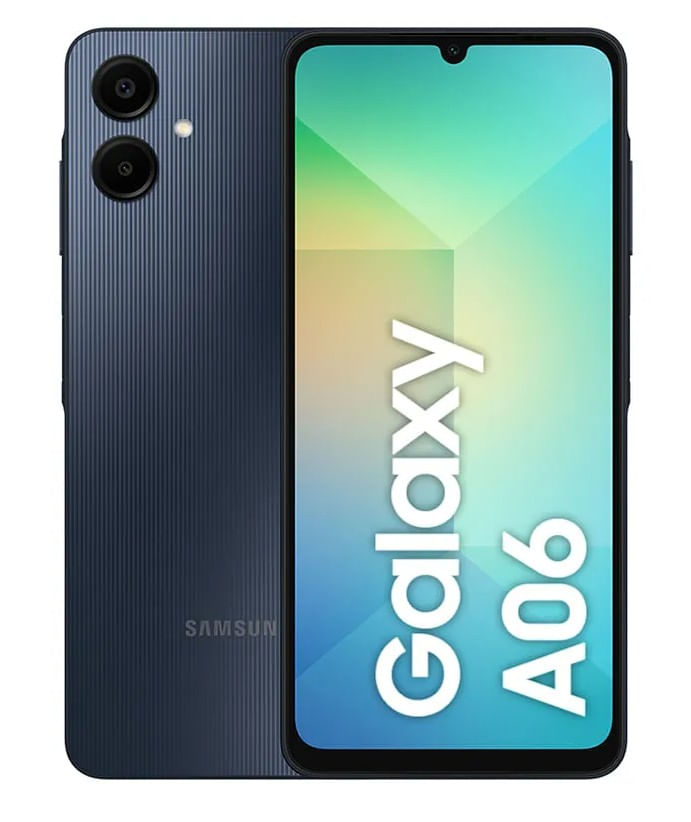 Smartphone-Samsung-Galaxy-A06-Azul-Escuro-com-Tela-de-67--4G-128GB-e-Camera-de-50MP---5MP---2MP---2MP-
