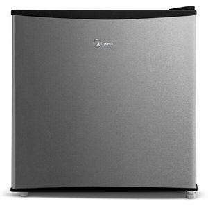Frigobar Midea Black Com Inox 45 Litros Compartimento Extra Frio Mrc06b1-x