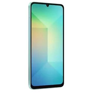 Samsung Galaxy A06 Verde Claro, com Tela de 6,7", 4G, 128GB e Câmera de 50MP + 5MP + 2MP + 2MP - SM-A065MLGGZTO