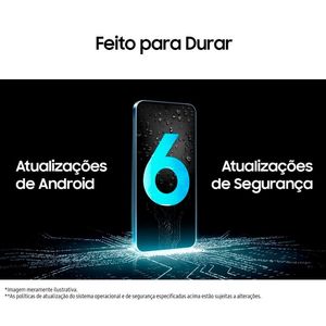 Samsung Galaxy A16 5G, Exynos 1330, 128GB, 4GB RAM, Câmera Tripla 50MP, NFC, Knox Vault, Tela 6,7".