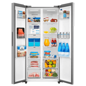 Geladeira Midea 442 Litros Side By Side MDRS598FGA041 Inox