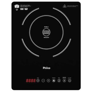 Cooktop de Indução Philco 1 Boca 2000W PCT12P Preto