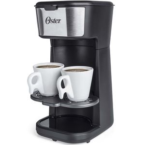 Cafeteira Elétrica Oster 2Day Inox 2 em 1 com Copo Térmico OCAF200 Preto