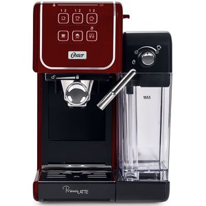 Cafeteira Espresso Oster PrimaLatte Touch Red BVSTEM6801R Preto/Vermelho