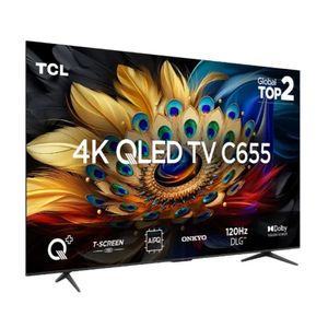Smart TV 4K 85" TCL QLED UHD Google TV Dolby Vision Atmos 85C655