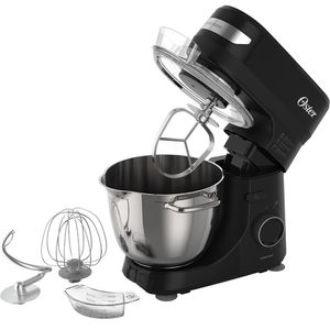 Batedeira Planetária Oster OBAT641 Bowl Inox Preta