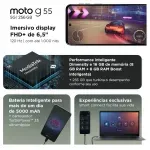 Smartphone Motorola Moto G55 5G 256GB 16GB Preto 9
