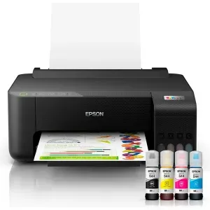 Impressora Epson EcoTank L1250 Wi-Fi Direct com Tanque de Tinta Colorido, Comando de Voz