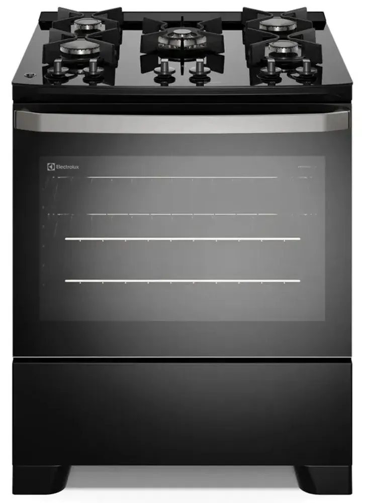 Fogao 5 Bocas Electrolux FE5GB Mesa de Vidro Preto
