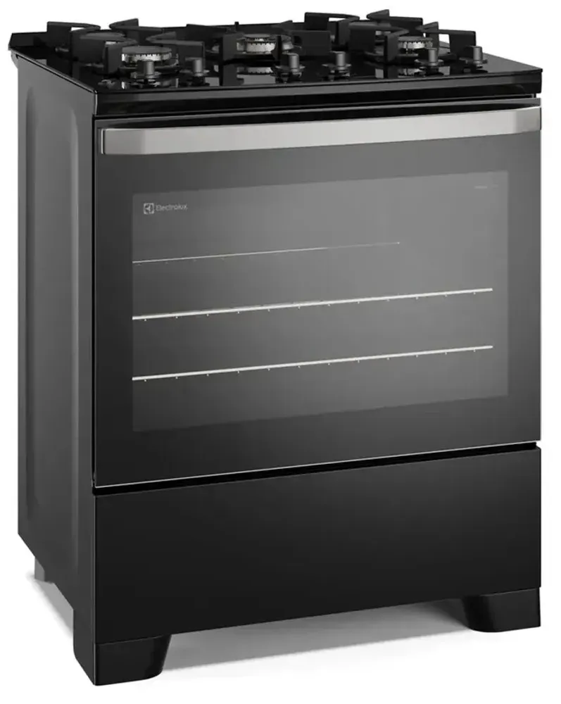 Fogao 5 Bocas Electrolux FE5GB Mesa de Vidro Preto 5