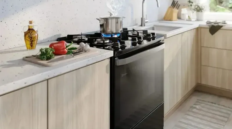 Fogao 5 Bocas Electrolux FE5GB Mesa de Vidro Preto 10
