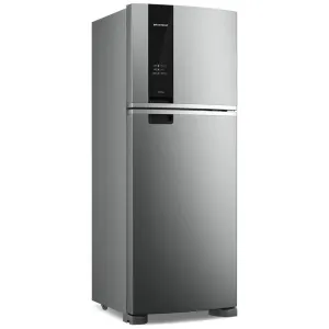 Geladeira Brastemp 463 Litros Frost Free BRM55FK Cor Inox com Fresh Box e Cold Room