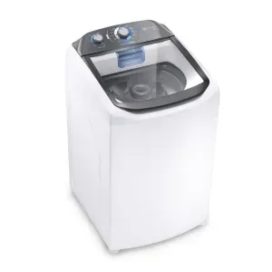 Máquina de Lavar Electrolux 13g Efficient Branca com Duplo Dispenser. Cesto Inox. Máxima Diluição (LDA13)