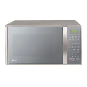 Micro-ondas LG 30 litros Prata Limpa Fácil (MS3043BR)