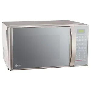 Micro-ondas LG 30 litros Prata Limpa Fácil (MS3043BR)