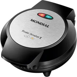 Omeleteira Elétrica Mondial Pratic Omelet II OM-04-BI – Rápida, Antiaderente e Compacta
